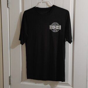 3/$25 FVD Fraser Valley Diving sports team black stretchy shirt S